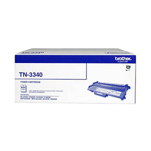 Brother TN-3340 Black Toner Cartridge, 8,000 Page Yield, Each Each