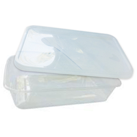 Universal Take-Away Rectangular Container Base & Lid Set
