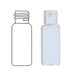 Rowe Vials, 40mL, Screw Neck, 27.5mm x 95mm, EPA, 100 Pieces/Pack Pack