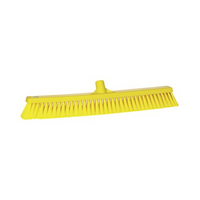 Vikan Floor Broom, 610mm, Medium Bristle, Yellow, Each