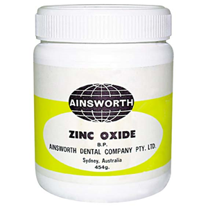 Zinc Oxide Powder Quick Set 300g Each