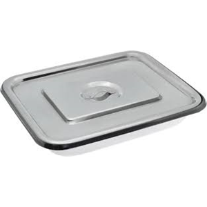 Livingstone Instrument Tray, Spare Cover for 01-344, 280 x 230 x 45mm, Gauge 26/0.5mm, 18/8 Stainless Steel, Each Each