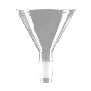 Livingstone Powder Funnel, 60mm Diameter, Neck Socket 14/23, Glass, Each Each