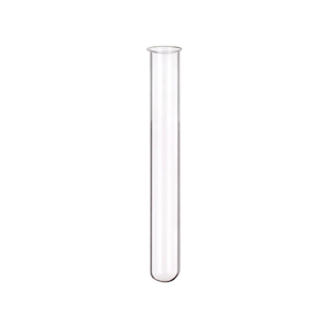 Livingstone Test Tubes, with Rim, 16 Diameter x 125 Height mm, Round Bottom, Borosilicate Glass, Each Each