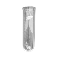 Omsons Test Tubes, with Rim, 50mL, 30(D) x 110(H) mm, Non-Graduated, Borosilicate Glass, Germany, Each Each