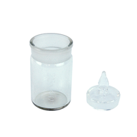 Livingstone Weighing Bottle, 25 Diameter x 40 Height mm, with Lid, Glass, Each
