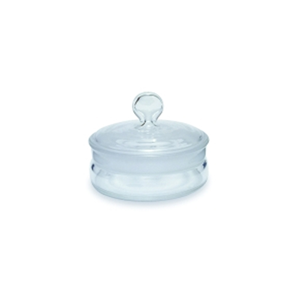 Livingstone Weighing Bottle, 25 Diameter x 40 Height mm, with Lid, Glass, Each