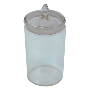 Livingstone Weighing Bottle, 25 Diameter x 40 Height mm, with Lid, Glass, Each