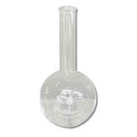 Flask, Round Bottom, 2000ml, Borosilicate Glass, Livingstone, Each Each