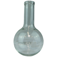 Livingstone Flat-Bottom Spherical/Boiling Flask, 100ml, Glass, Clear, Each Each