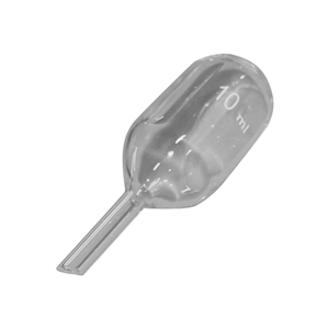 Weighing Scoop, 10ml, 100mm Length, Borosilicate Glass, 3 Pieces Each
