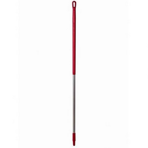 Red, Vikan 1300mm Alloy Ergonomic Handle, Each Each