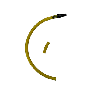 Connection Tubing for Vac Sax Liners, 40/250MM, Reusable, With Tape Connector, Yellow, Each Each