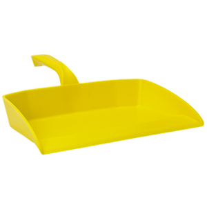 Vikan Heavy Duty Dustpan, 295mm, Polypropylene, Yellow, Each Each