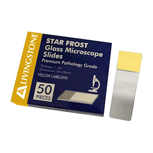 Star Frost Microscope Glass Slide