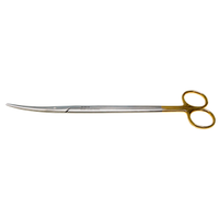Nelson Metzenbaum Scissors, 23cm, 71 grams, Curved, Tungsten Carbide Cutting Edge, Each Each