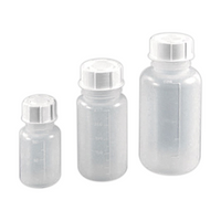 Aptaca Cylindrical Bottle w/Screw Cap, 2000ml, 120(D) x 252(H)mm, Mouth 55(D)mm, GL63, Wide Neck, Grad, Autoclavable, Polypropylene, Each Each