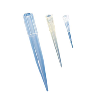 Aptaca Micropipette Tips, Gilson Type, 0.1 - 10 ul Graduated, Neutral, Transparent, Autoclavable, Polypropylene, 1000/Bag Bag