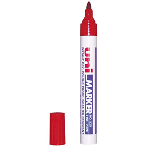 Permanent Felt Tip Pen Red Each