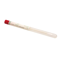 Aptaca Cotton Swab in Recyclable Polypropylene Test Tube, Single Tip, Biodegradable Wooden Stem, 12 x 150mm, Labelled, Sterile, 400/Box Box