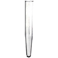 Aptaca Conical Test Tubes, Recyclable Polystyrene, 10ml, 16 x 110mm, Non Graduated, Rimless, 250/Bag Bag