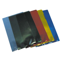 Marbig F/Cap Letter File, Polypropylene, Blue, Each Each