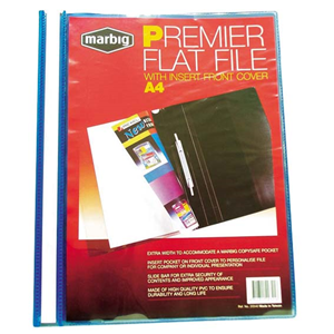 MANAGEMENT FILE PREMIUM SOLID FRT. BLUE EACH Each