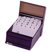 GUIDE CARD DIVIDERS PVC A-Z 5"X8" EACH SET Set
