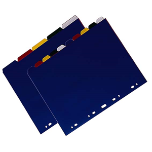 DIVIDER A4 MANILLA 5 TAB X/WIDE INSERT WHITE EA Each