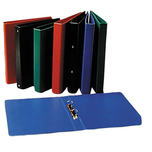 Marbig Economy Insert Ring Binder, A4, 25mm, 2 Rings, Grey, Each Each