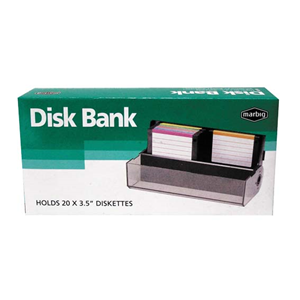 DISK BANK 3.5" 20 CAP. MARBIG EACH Each
