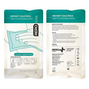 Out of Date, Aeroplast Instant Cold Pack, 16 x 9cm, 144 Square cm, Each. Price Discounted While Stocks last