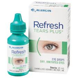 Out of Date, Refresh Tears Plus Eye Drops 15ml, Each, Original Unopened Condition, Price Discounted, While Stocks last Each