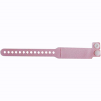 Australian Personal Identification ID Bands, Child, Pink, 250/Box Box