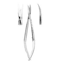 Adler Castroviejo Scissors, 12cm, Curved, Very Fine Points, Each Each