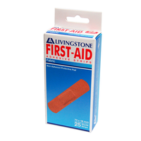 Livingstone Adhesive Fabric First Aid Strips with Pad