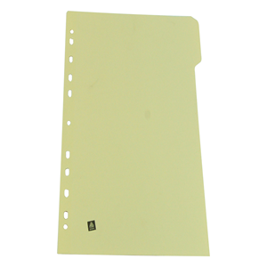 DIVIDERS A4 5 TAB PLAIN BUFF BULK SET Set