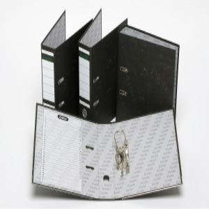 L/ARCH BINDER F/C BOARD BLACK EACH Each