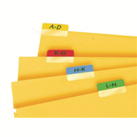 INDEX TABS 3L 40MM ASST COLOUR48/SET Pack