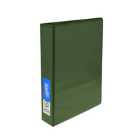 Bantex Insert Ring Binder, A4, 50mm, 2 D-Rings, Green, Each Each