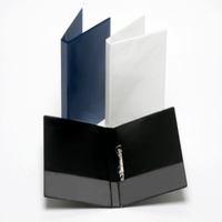 Bantex Insert Ring Binder, A4, 16mm, 3 O-Rings, Grey, Each Each