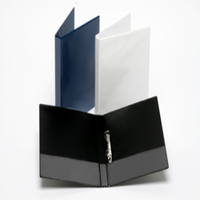 Bantex Insert Ring Binder, A4, 19mm, 3 D-Rings, Black, Each Each