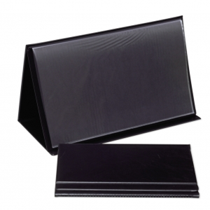 Bantex Easel Display Book, A3, 20 Pockets, PVC, Black, Each Each