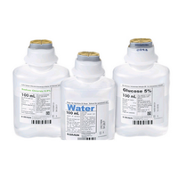 B.Braun Water for Injection, 100mL, Plastic Vial, 20 Vials/Box Box