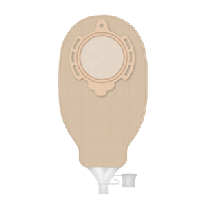 B Braun Flexima 3S Stoma Bag, High Flow, Maxi, 80 mm, 510ml Capacity, Soft Nonwoven Odour-proof Plastic Film, Transparent, 30 Bags/Box Box