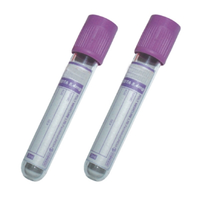 Out of Date, BD Vacutainer® K2 EDTA Tube, 13 x 75mm, 4ml, Lavender Hemogard Closure, 100 Pieces/Pack, Price Discounted, While Stocks last Pack