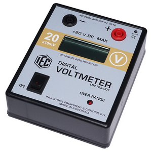 Bench meter, 1 Range, 0-20V DC, Each Each
