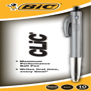 BIC CLIC MEDIUM BLK 12/BX Box