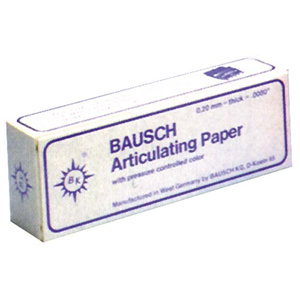 Bausch Articulating Paper with Booklet
