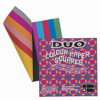 PAPER SQUARES 254MM DUAL COLOR120/PACK Pack